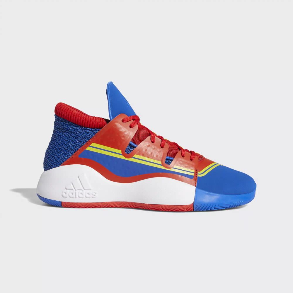 Adidas Marvel’s Captain Marvel | Pro Vision Tenis De Basketball Azules Para Mujer (MX-41887)